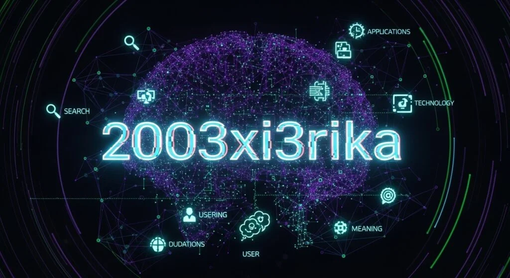 Exploring the 2003xi3rika: A Deep Dive into Its Significance and Impact